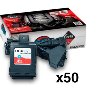 50 un. Emuladores De 4 Bicos Sgas Eie400 Sgv Original Kit Gnv
